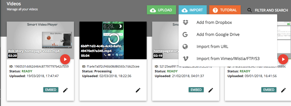 vdocipher dashboard 1 e1527495957471 Video Management details on VdoCipher dashboard - VdoCipher Blog