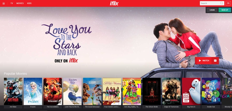 Iflix video streaming app south asia