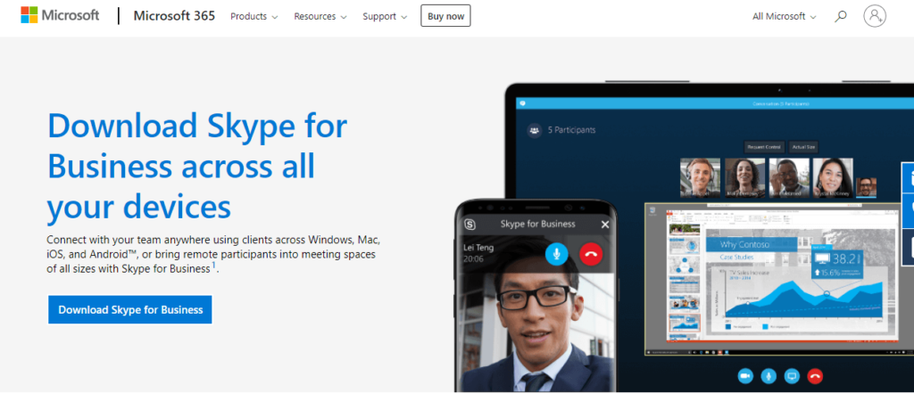 skype video confrencing platform