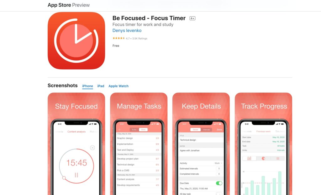 Be focused study app for students for productivity