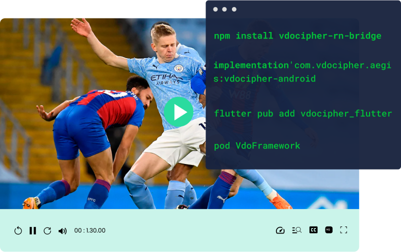 Advanced Video Player for all Platforms side banner image