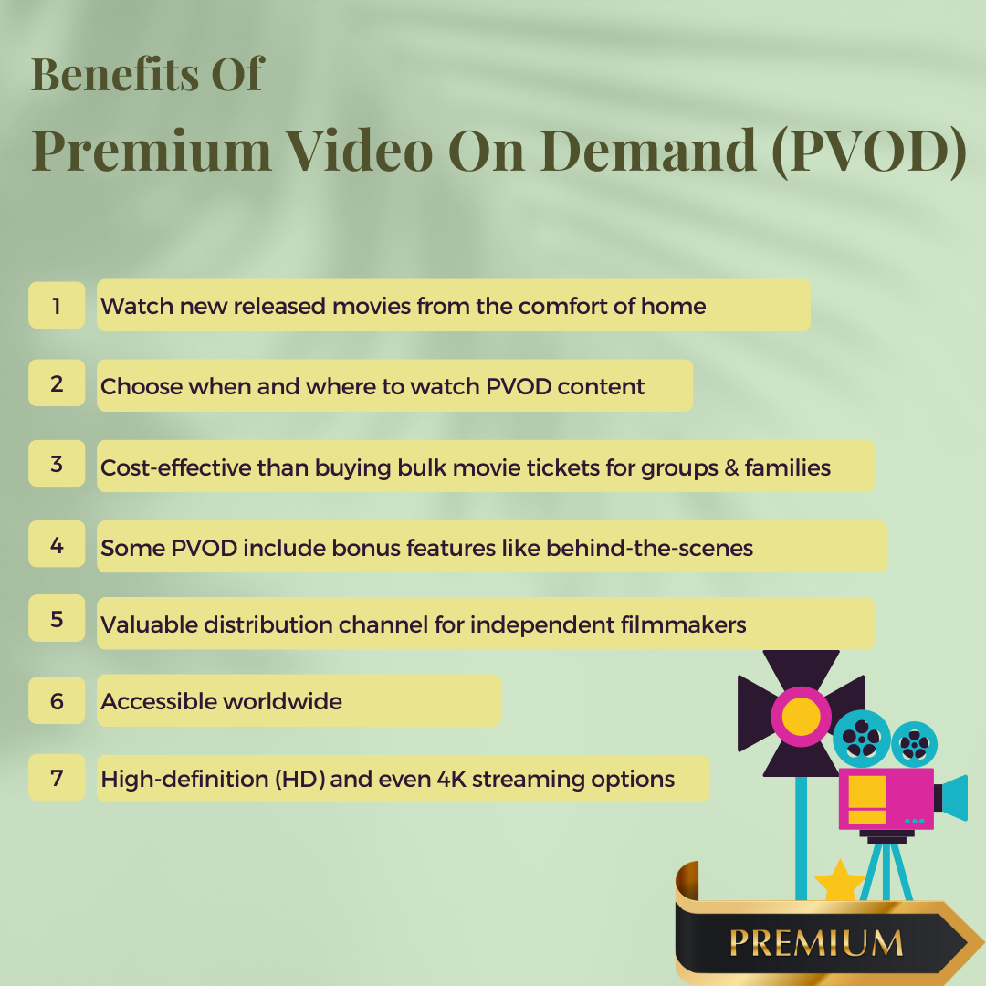 Premium Video on Demand (PVOD) Platforms Vs Traditional VOD