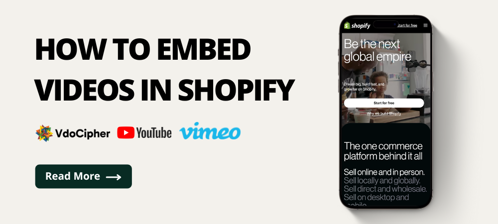 Embed Video In Shopify