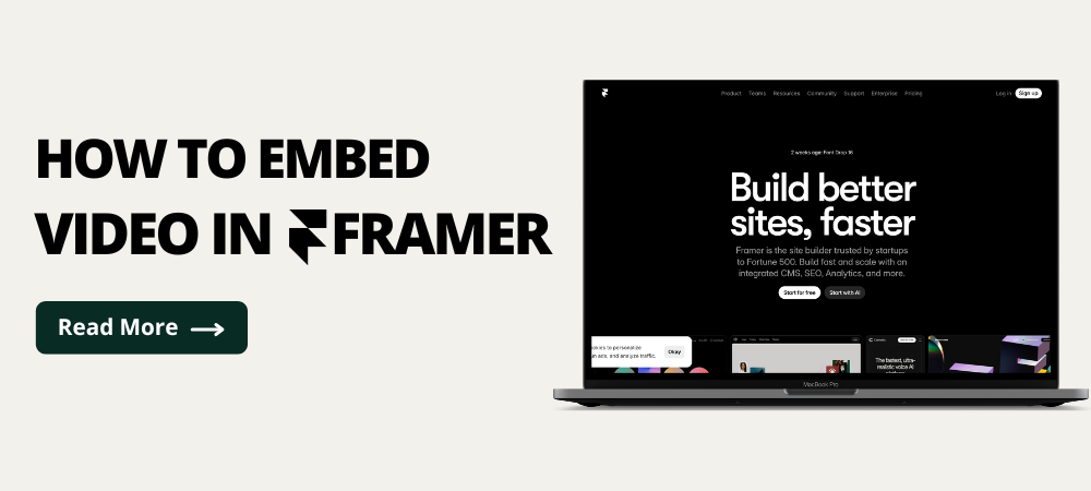 Embed Video in Framer