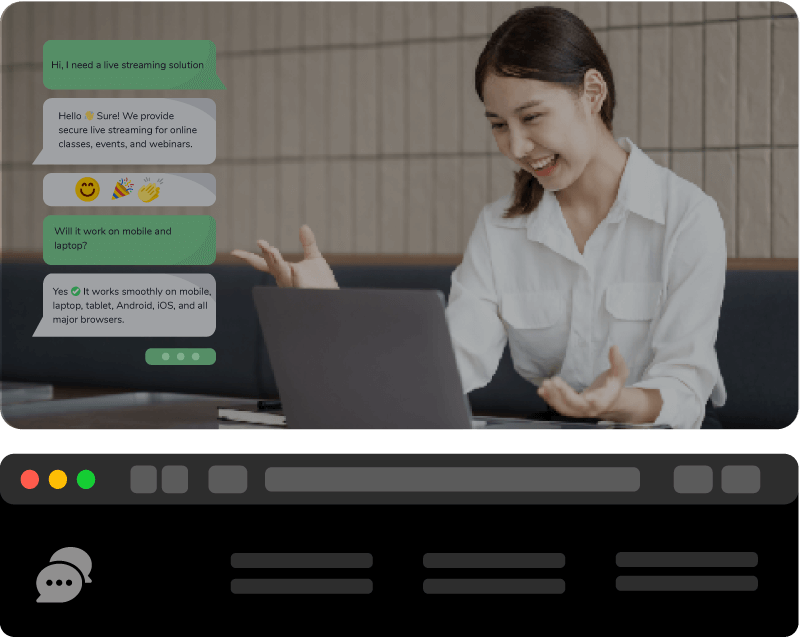Web Browser Live Streaming