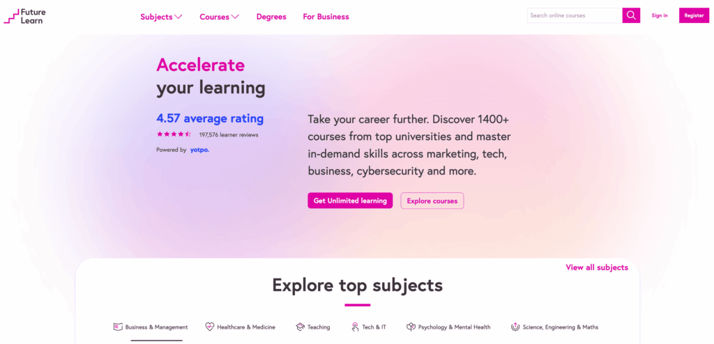 Futurelearn - Coursera Alternative