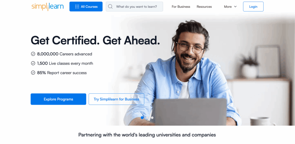 Simplilearn - Coursera alternative