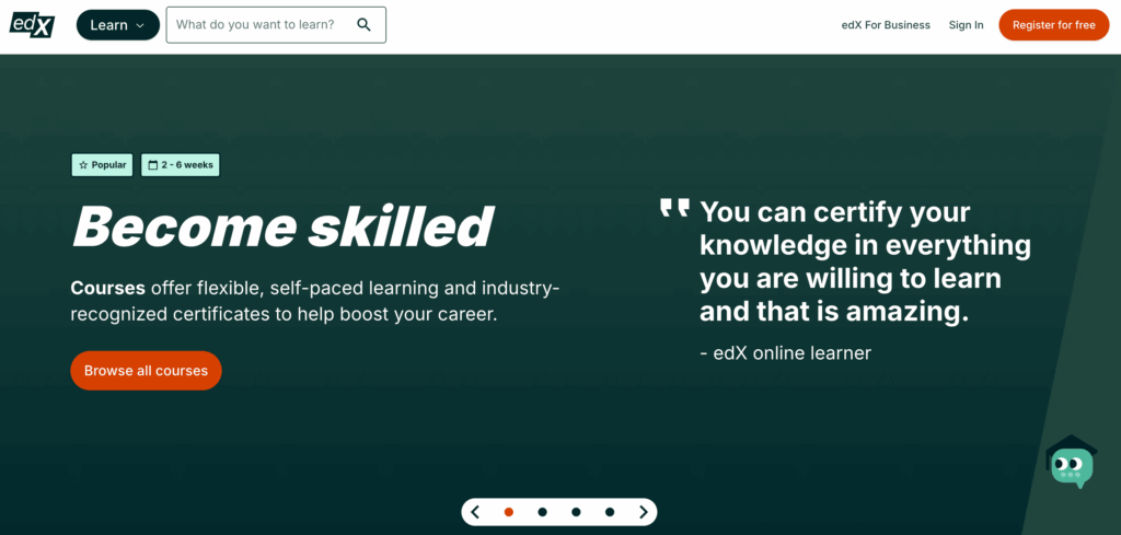 edX - Coursera Alternative