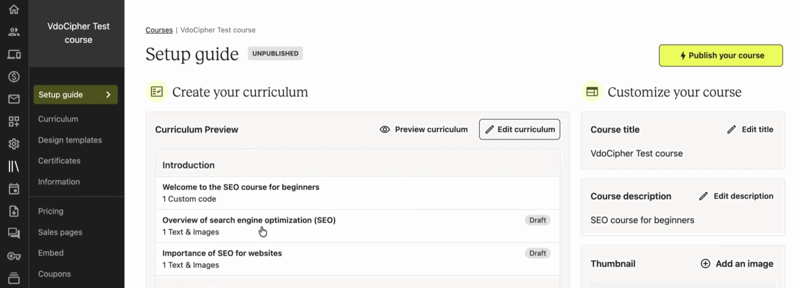 Teachable curriculum