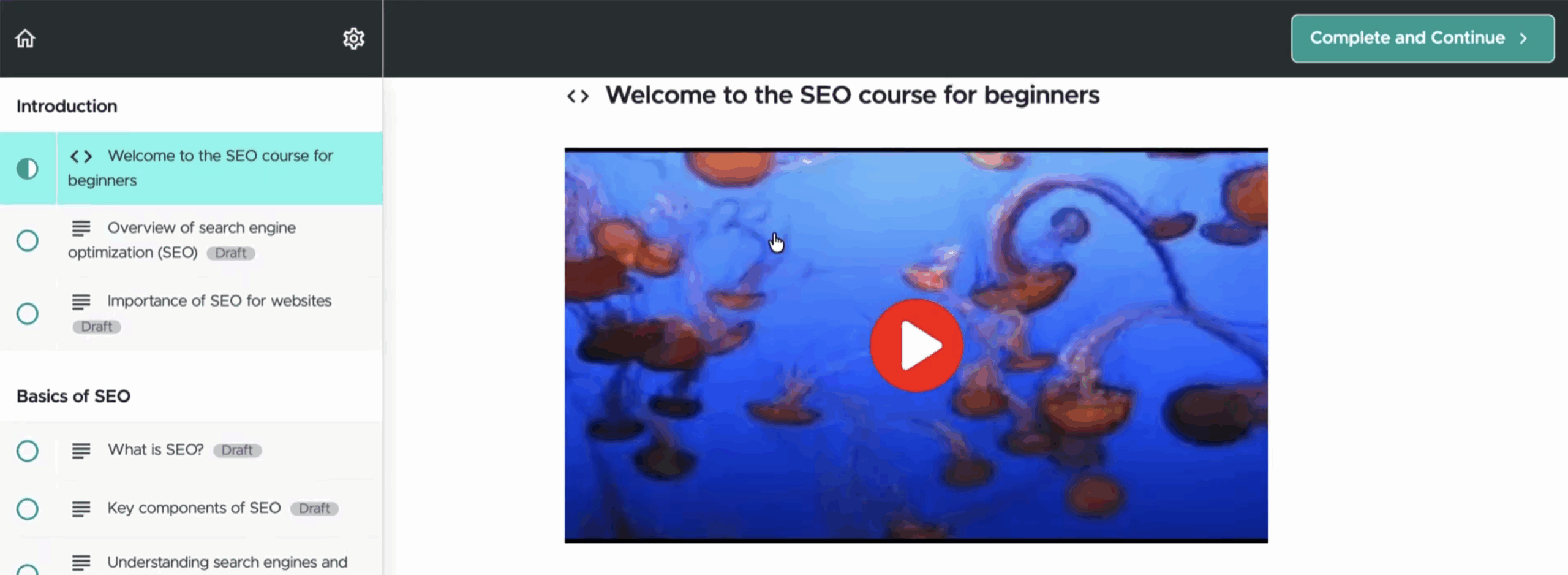 Embedded video preview