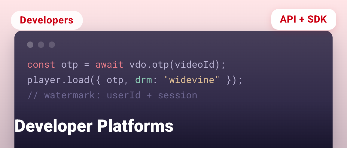 Developer Platforms