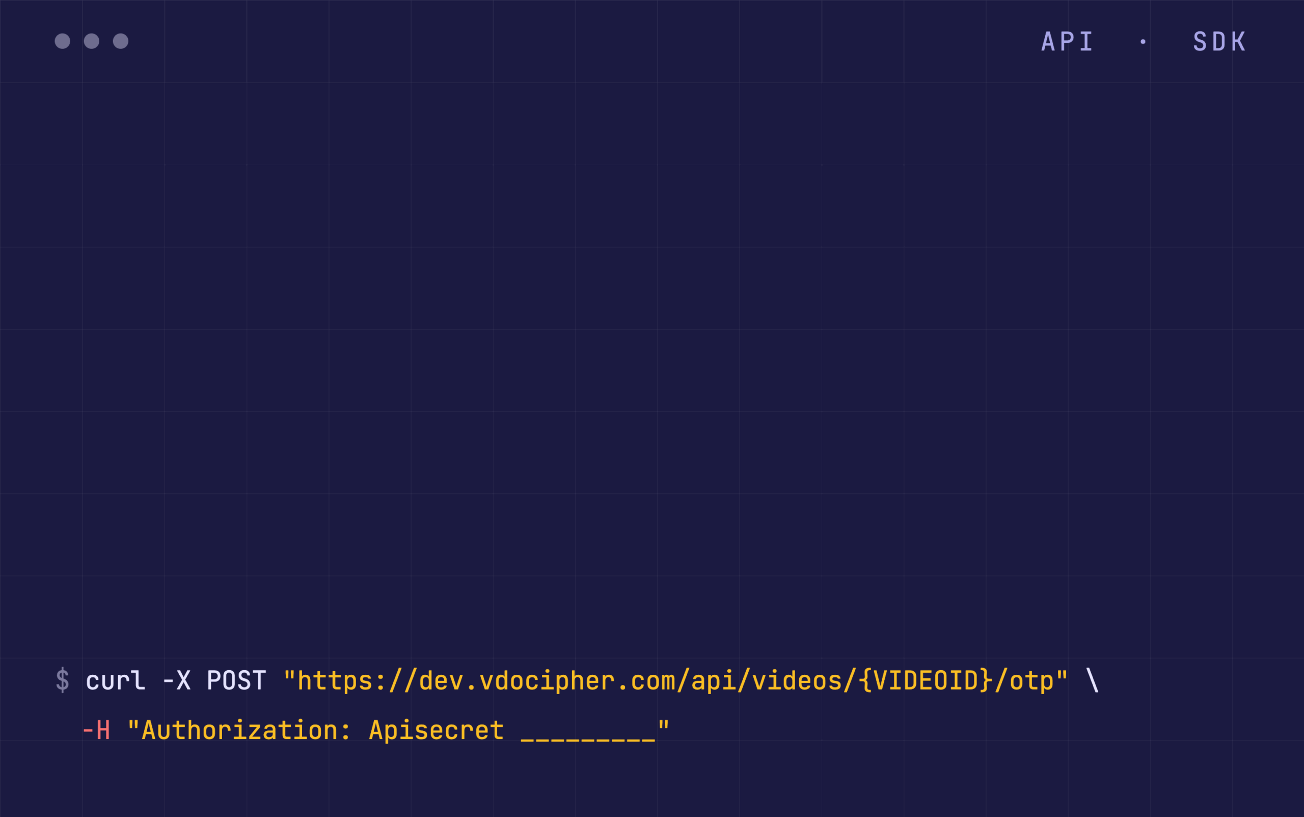 Secure video integrated into a developer platform