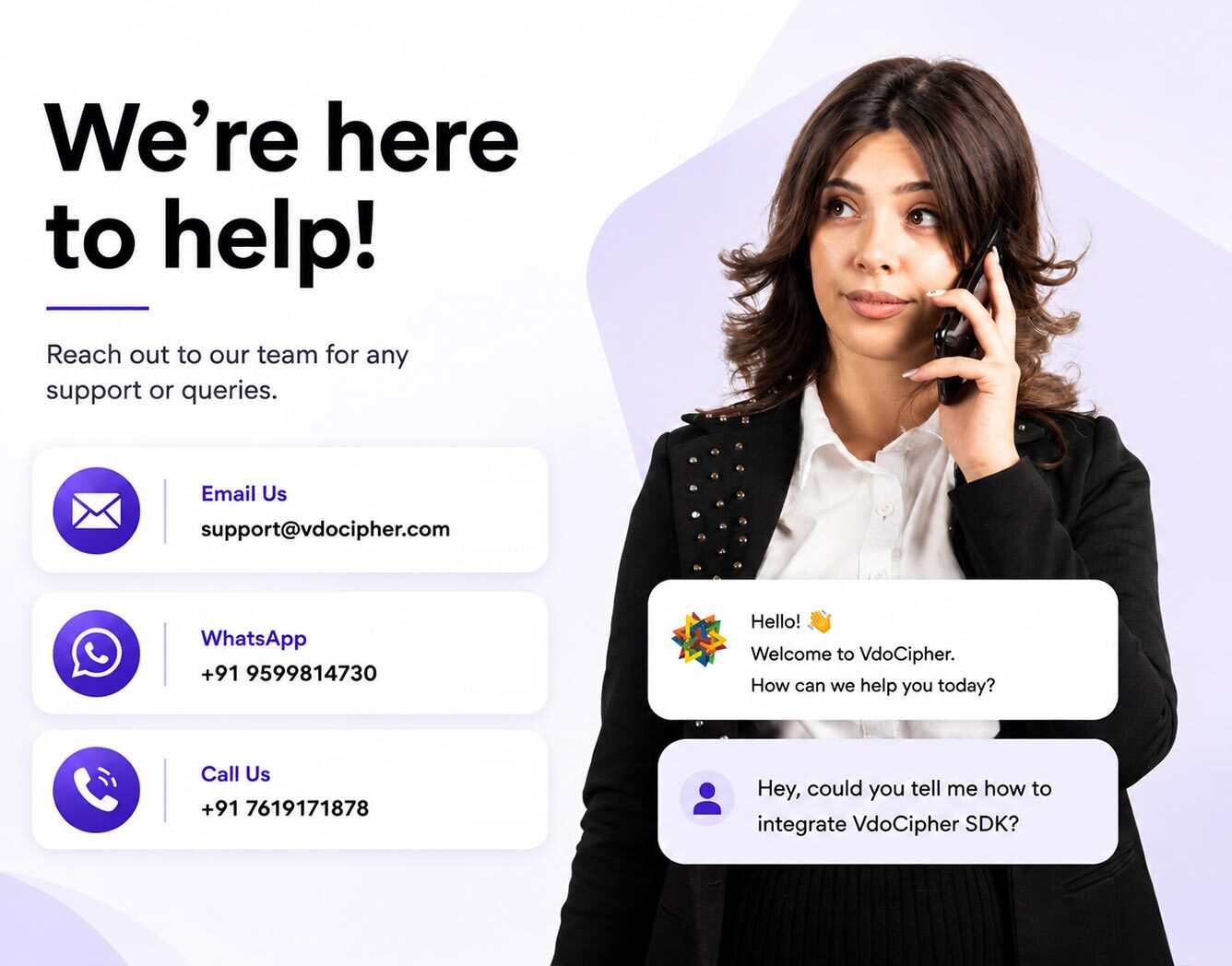 VdoCipher support team