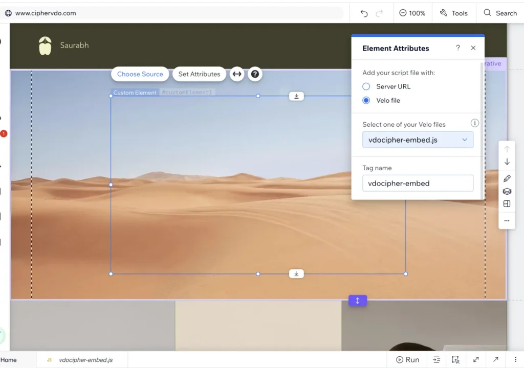 screenshot showing update the tag name.